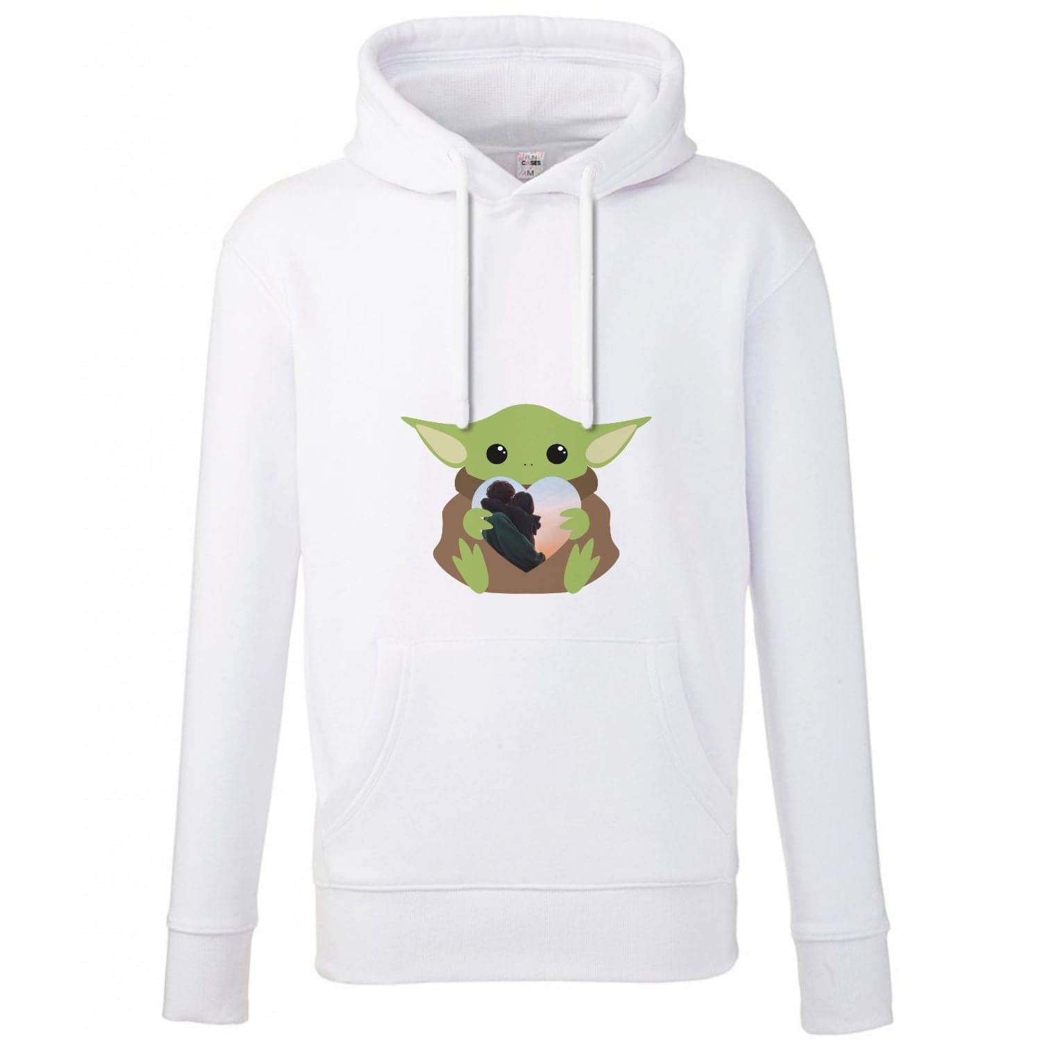 Baby Yoda - Personalised Couples Hoodie