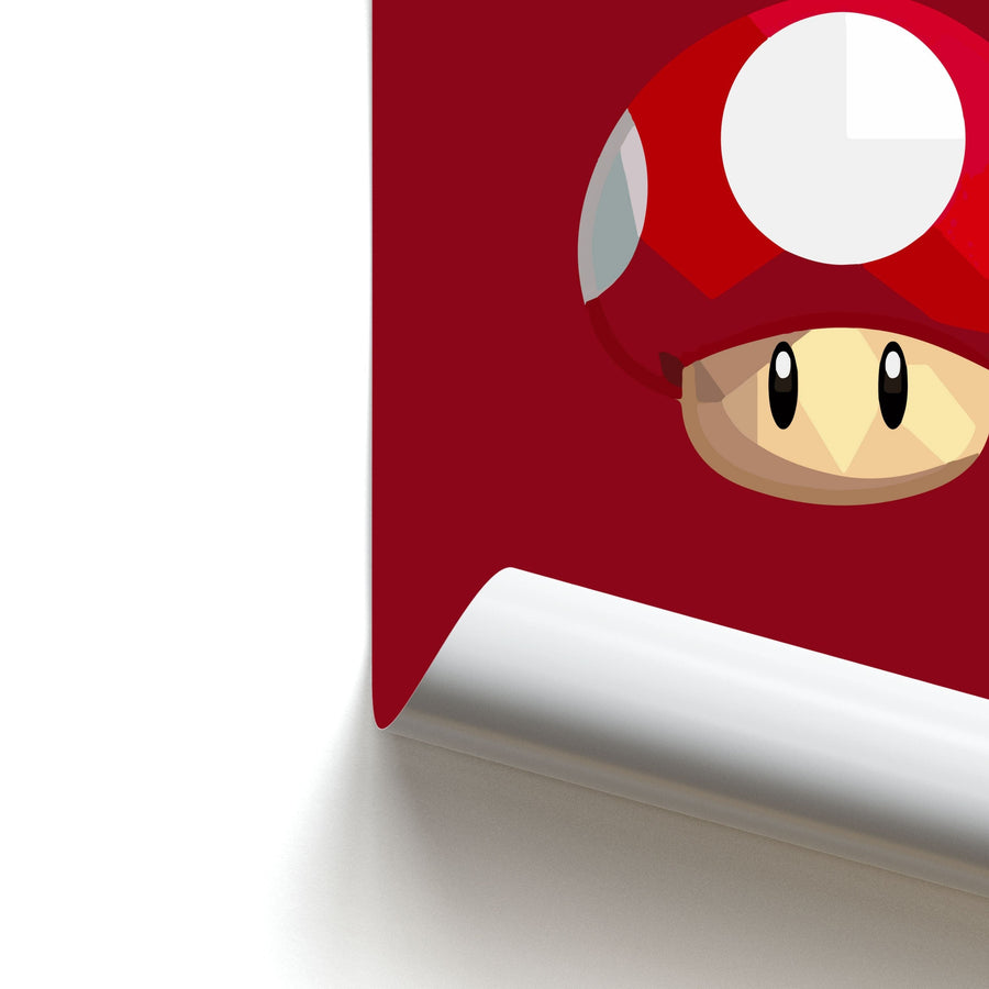Toad - Mario  Poster