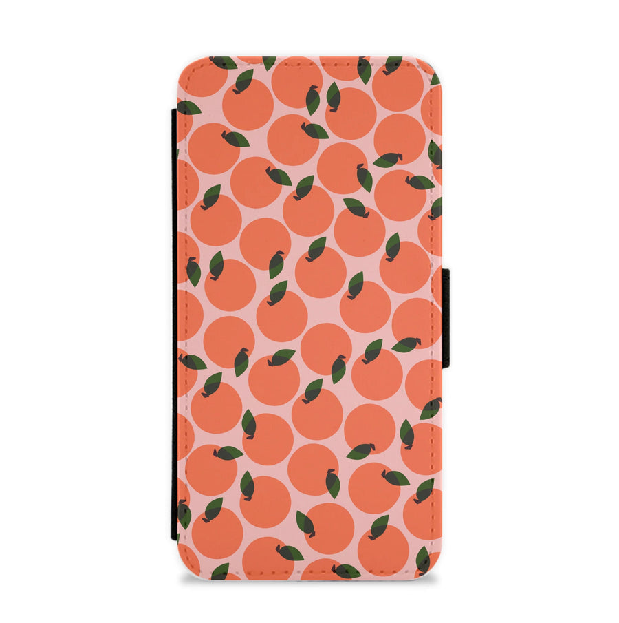 Oranges - Fruit Patterns Flip / Wallet Phone Case