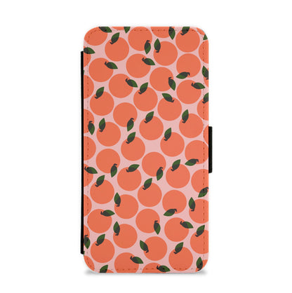 Oranges - Fruit Patterns Flip / Wallet Phone Case