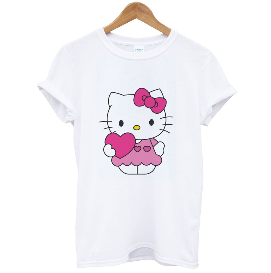 Love Heart - Hello Kitty T-Shirt