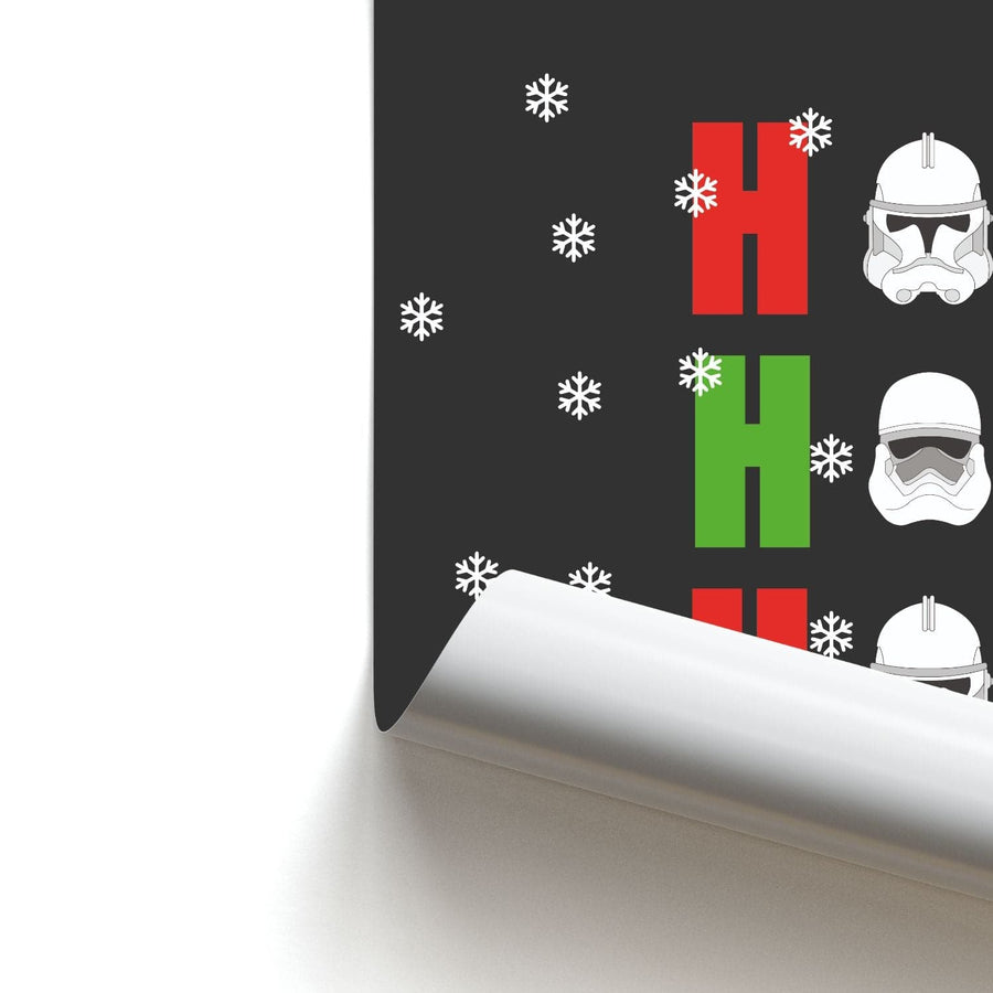 Ho Ho Ho Storm Troopers - Star Wars Poster