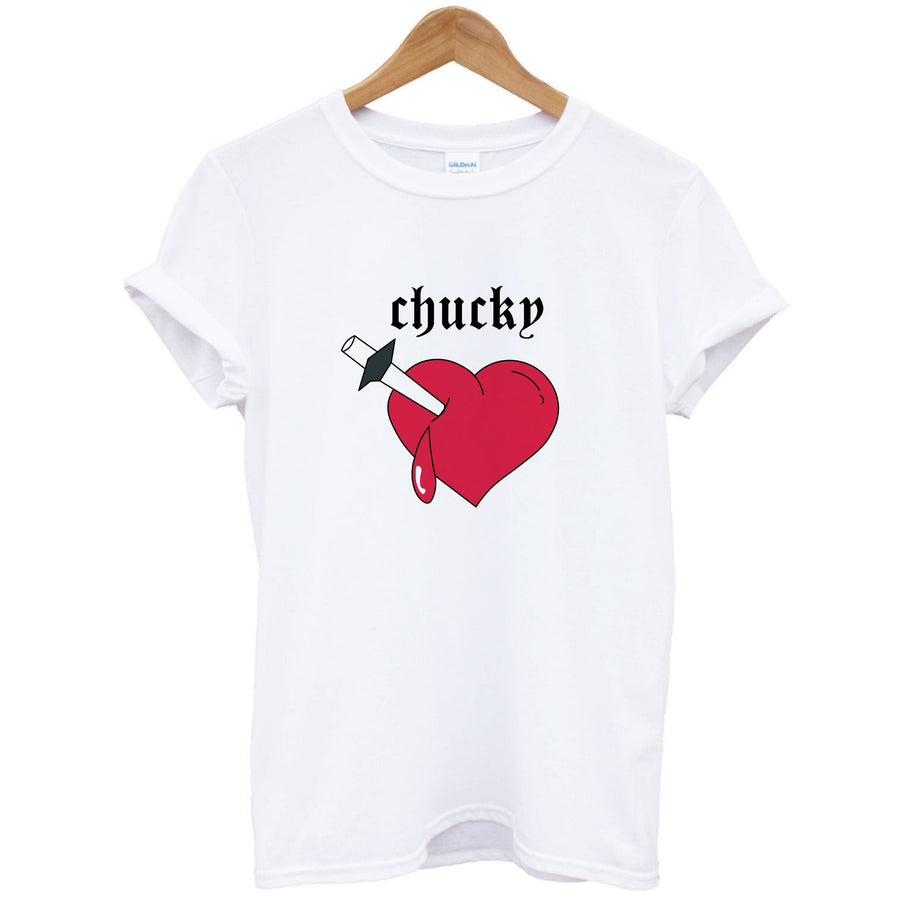 Knife In Heart - Chucky T-Shirt