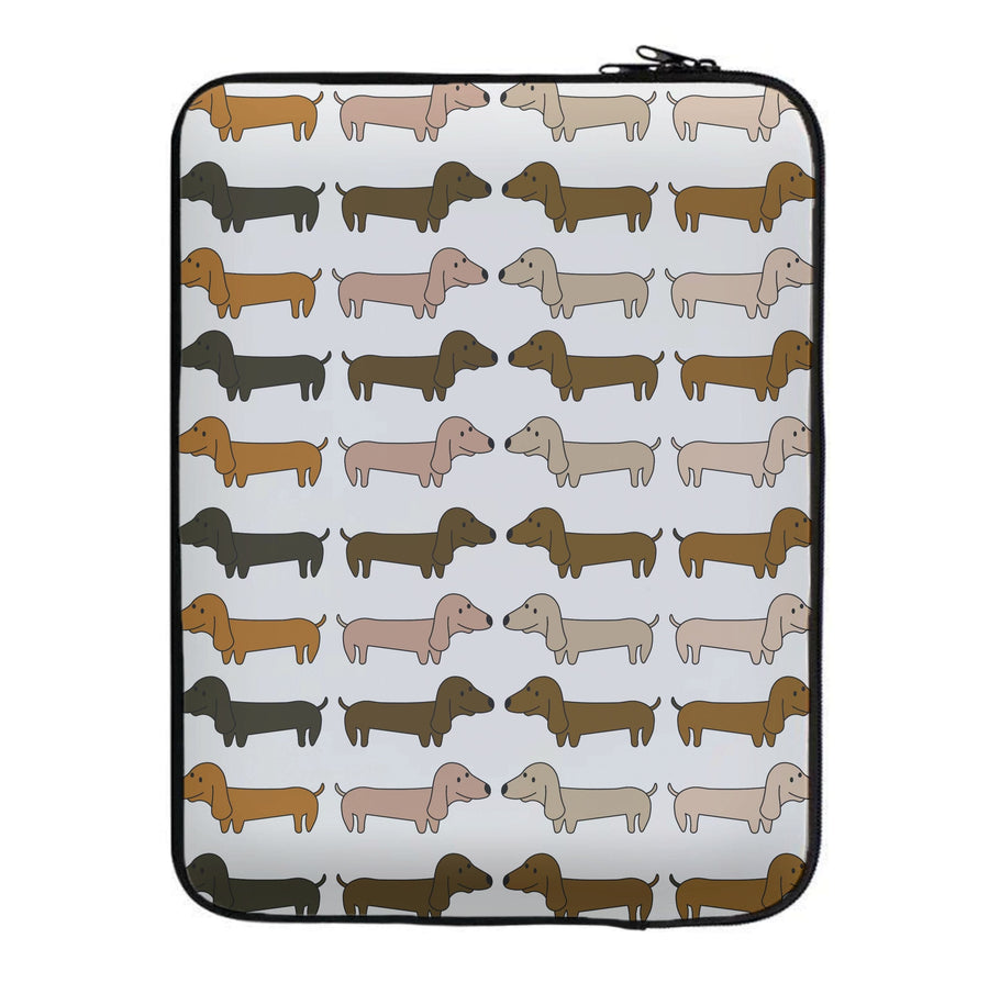 Collage - Dachshunds Laptop Sleeve