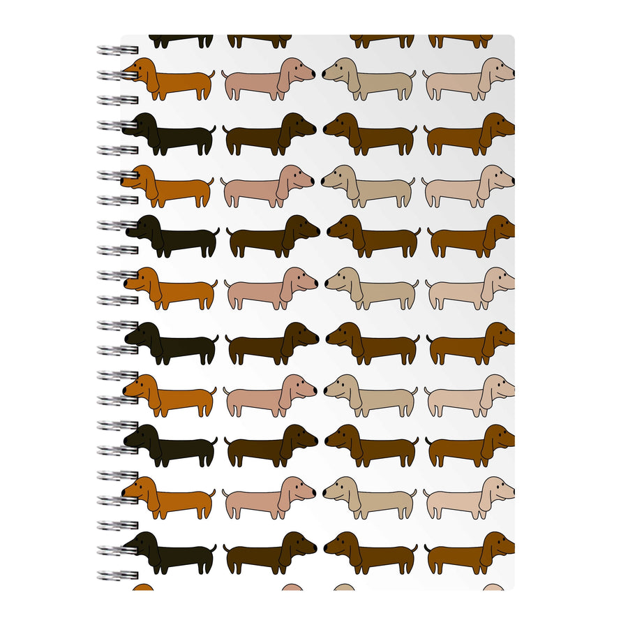 Collage - Dachshunds Notebook