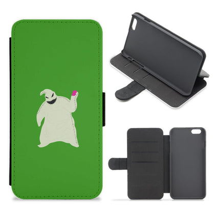 Oogie Boogie Green - TNBC Flip / Wallet Phone Case