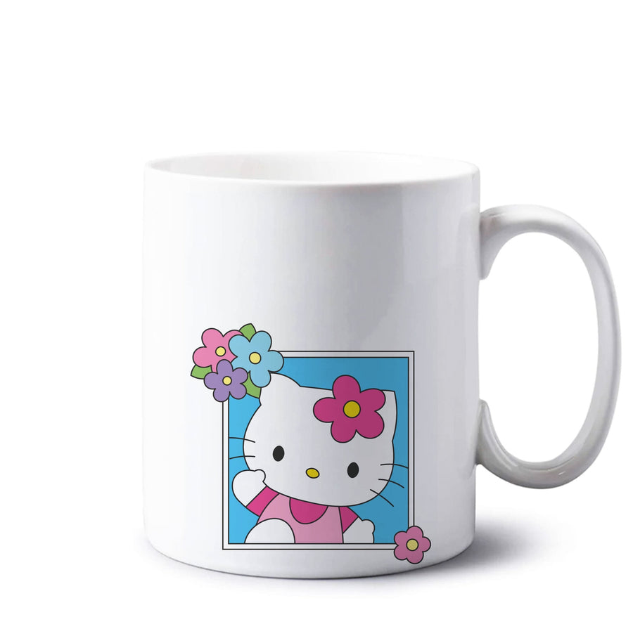 Flower Polaroid - Hello Kitty Mug