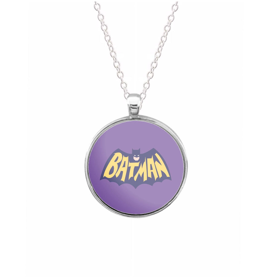 Batman Purple Logo Necklace