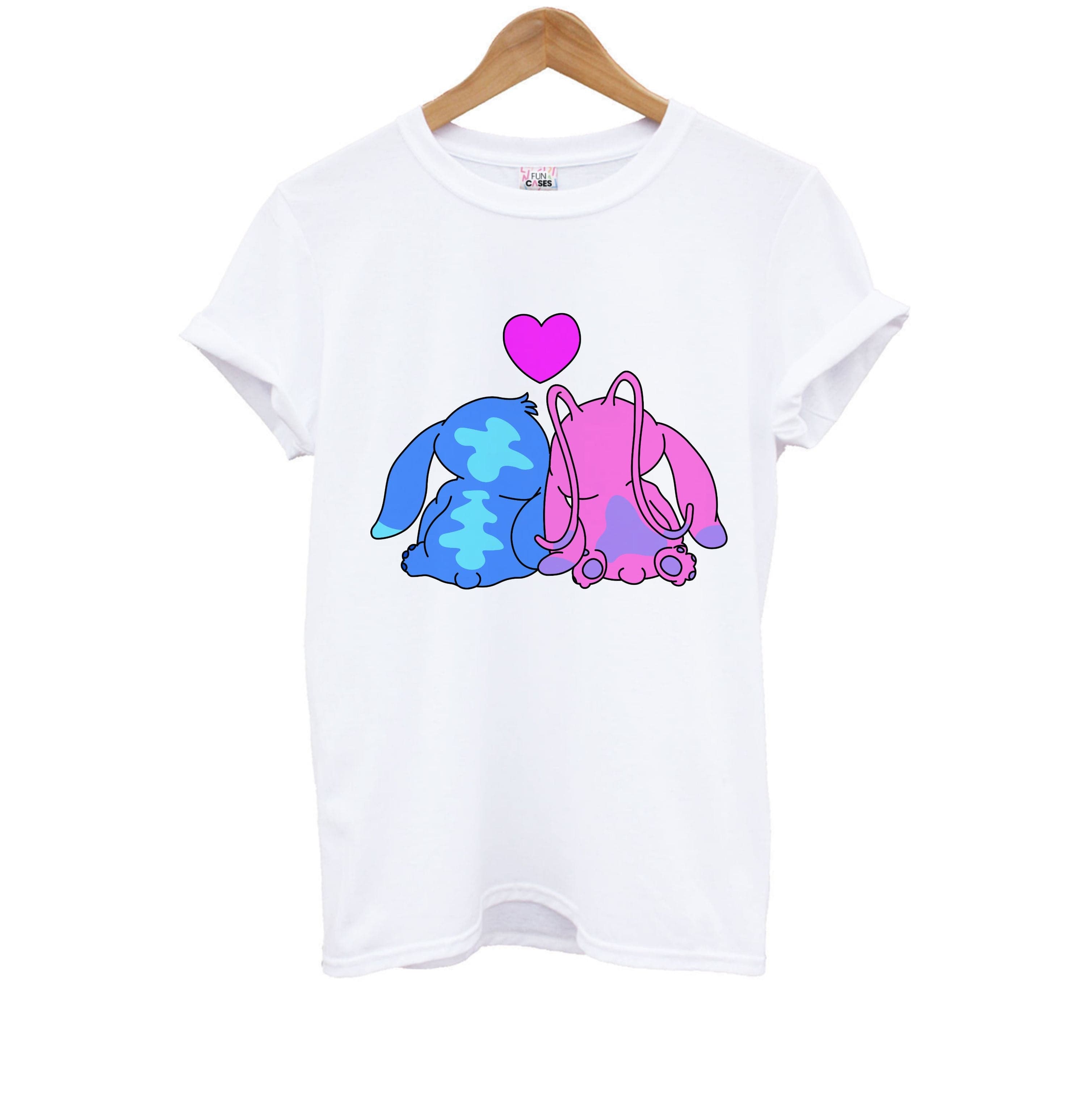 In Love - Pink Alien Kids T-Shirt