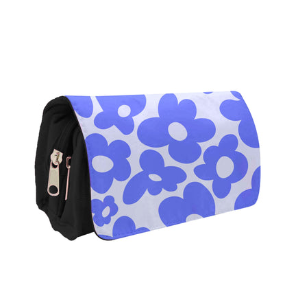 Blue Flowers - Trippy Patterns Pencil Case