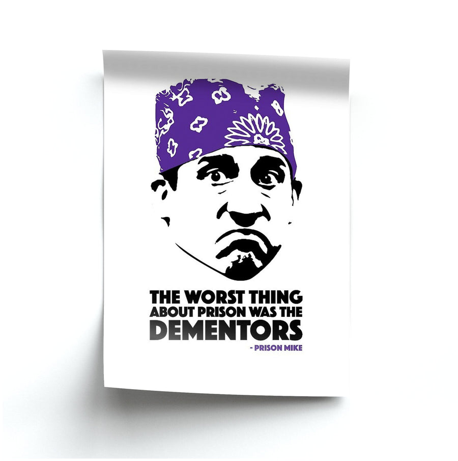 Prison Mike vs The Dementors - The Office Poster
