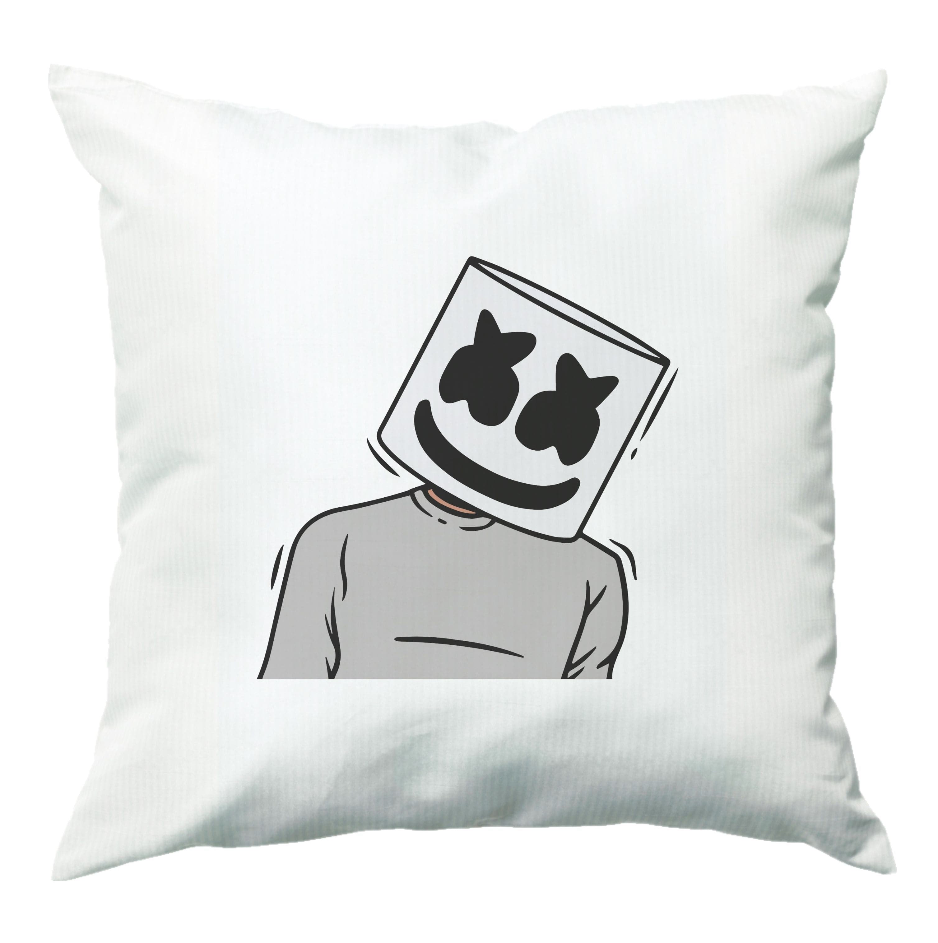 Grey Shirt - White Helmet DJ Cushion