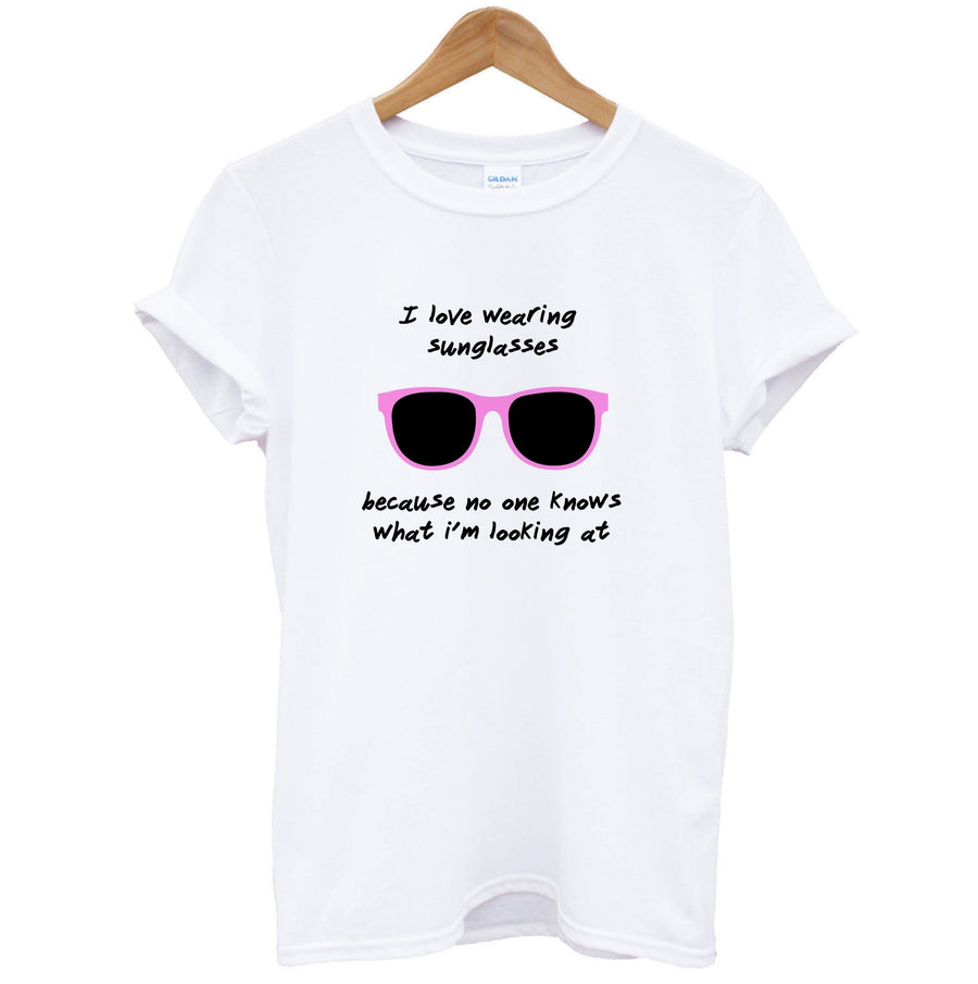 I Love Wearing Sunglasses - Summer T-Shirt