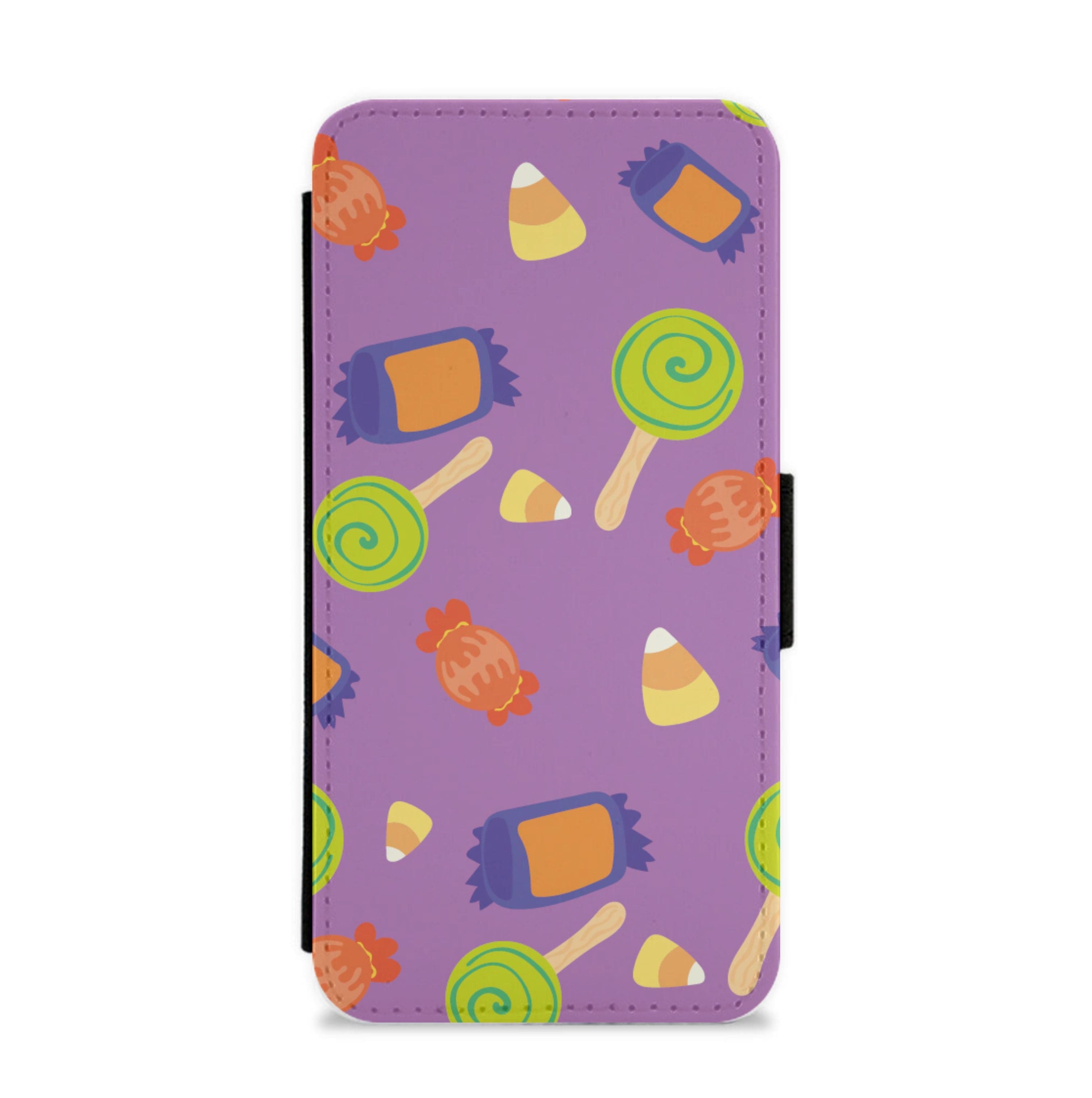 Candy Pattern - Halloween Flip / Wallet Phone Case