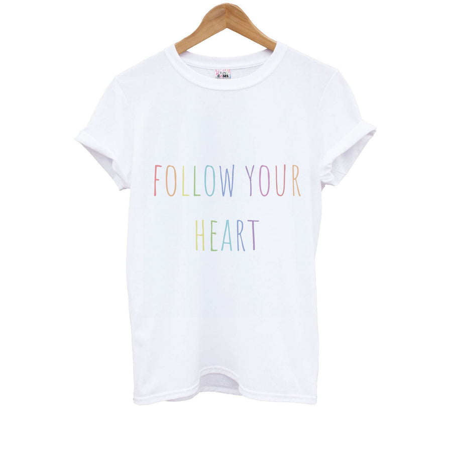 Follow Your Heart - Pride Kids T-Shirt