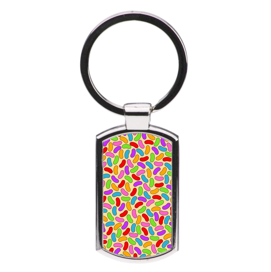 Jelly Beans - Sweets Patterns Luxury Keyring