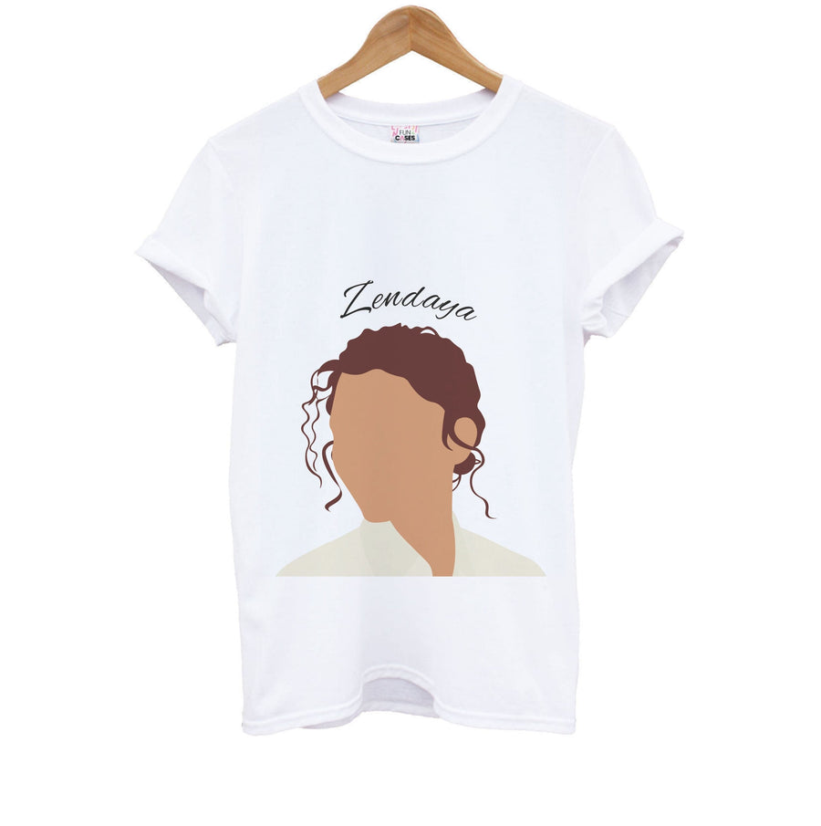 Outlined - Zendaya Kids T-Shirt