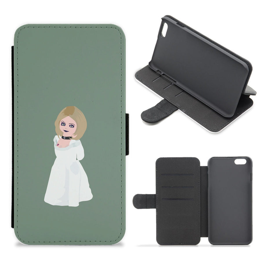 Tiffany In A Wedding Dress - Chucky Flip / Wallet Phone Case
