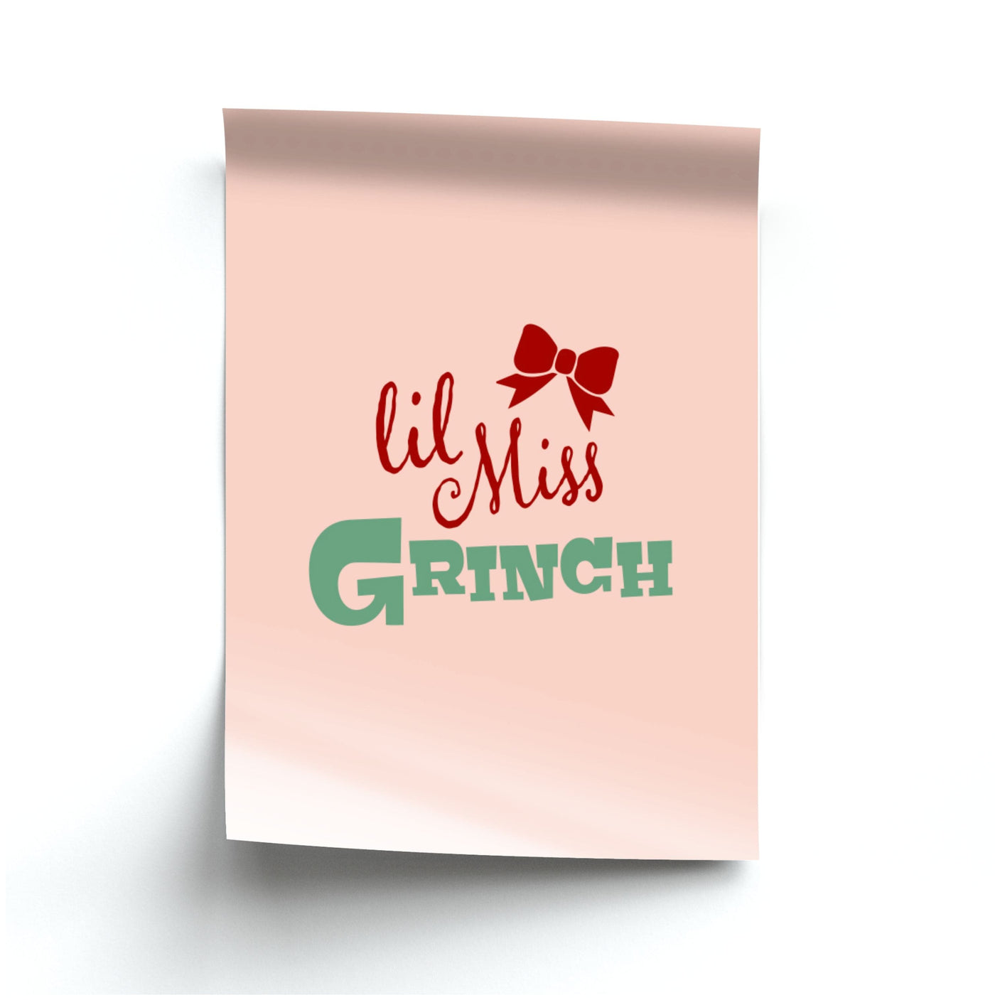 Lil Miss Grinch Poster