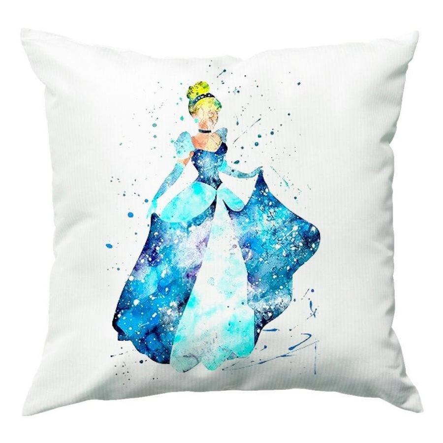 Watercolour Cinderella Disney Cushion