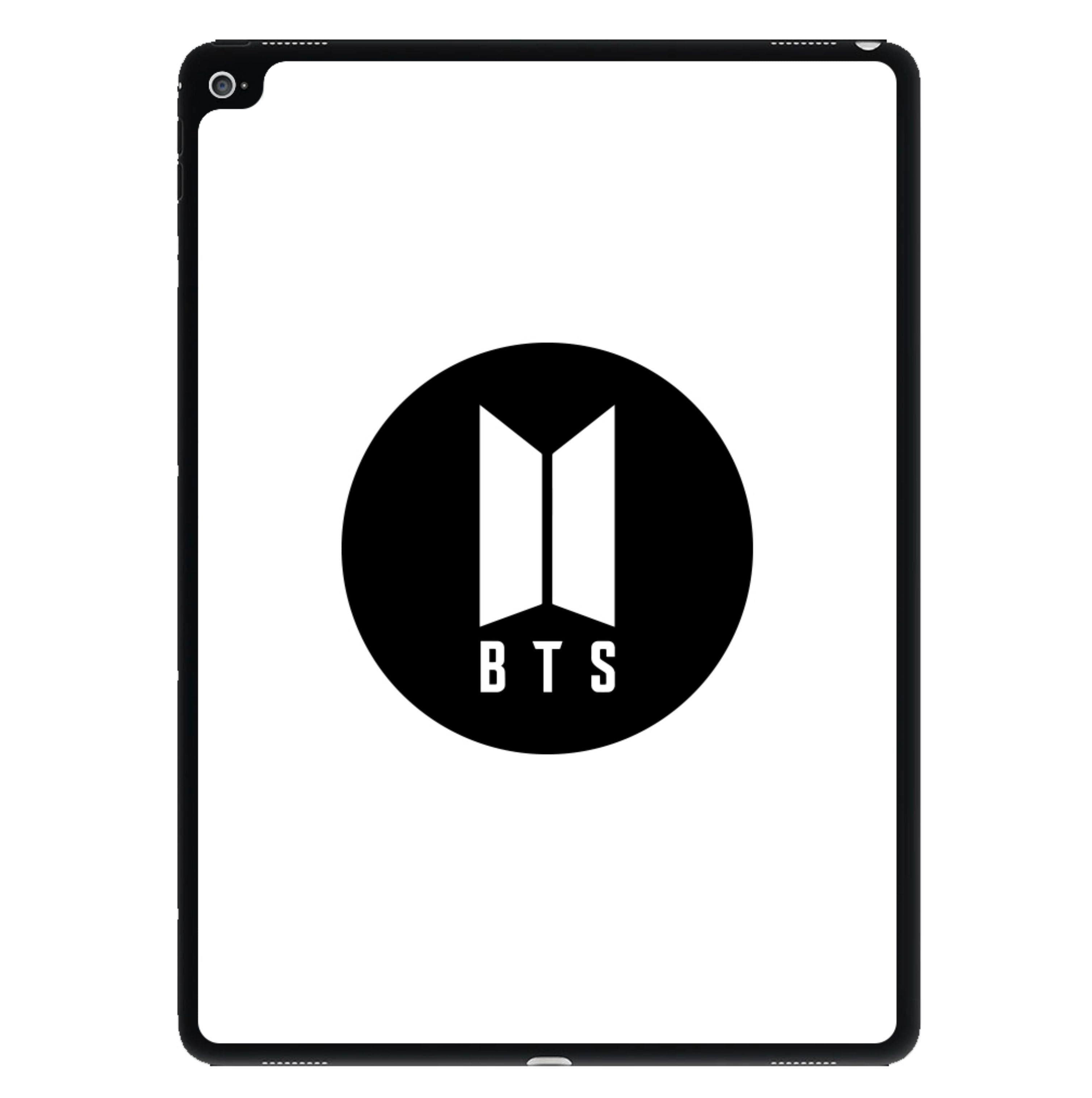 BTS logo Black - K Pop iPad Case