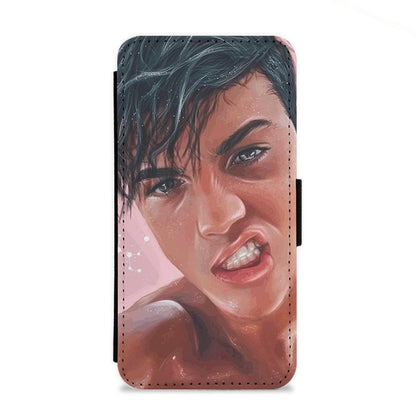 Grayson Dolan Painting - Dolan Twins Flip Wallet Phone Case - Fun Cases