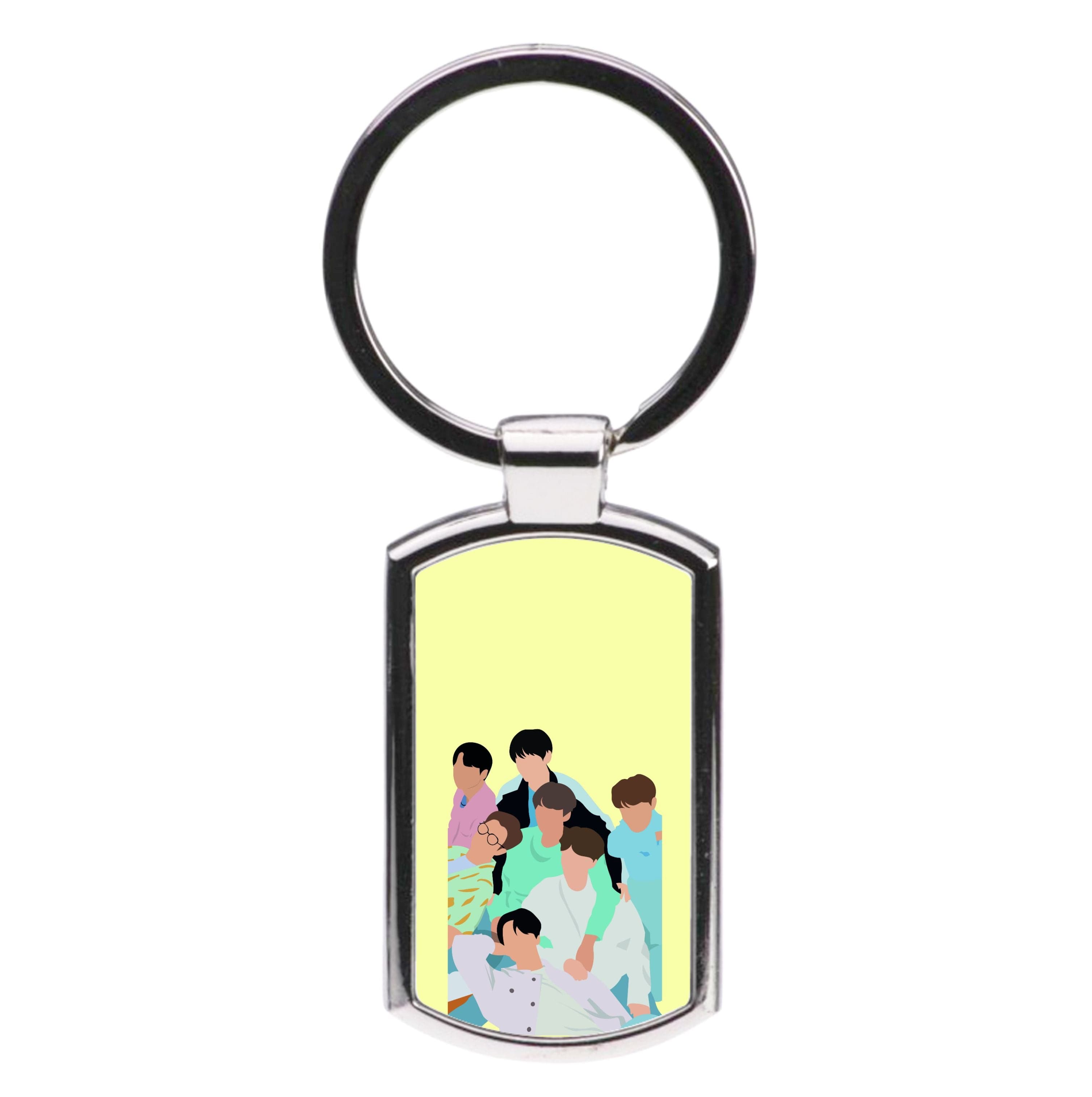 Band Members Of K-Pop Band Luxury Keyring