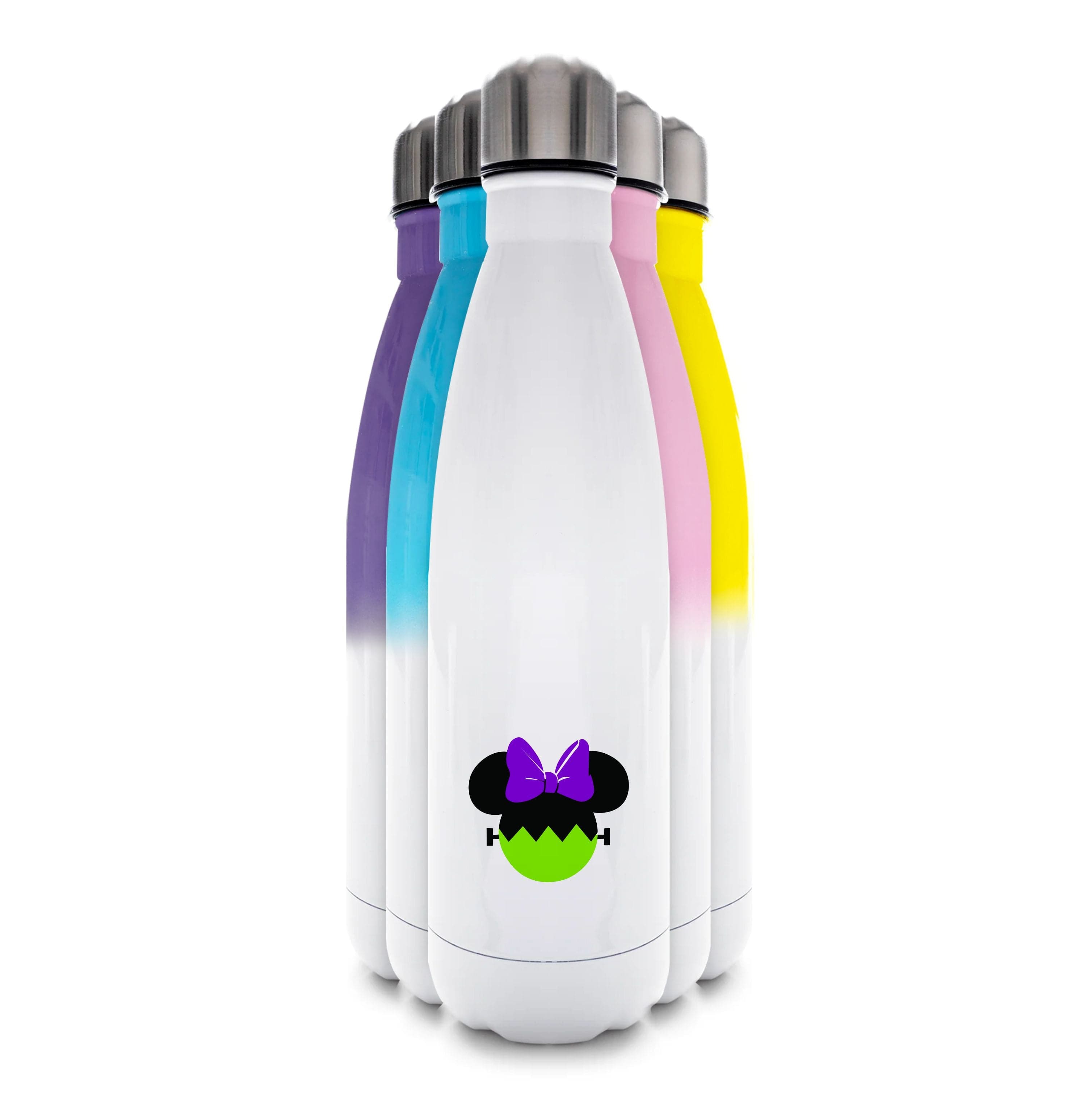 Frankenstein Girl Mouse Halloween Water Bottle