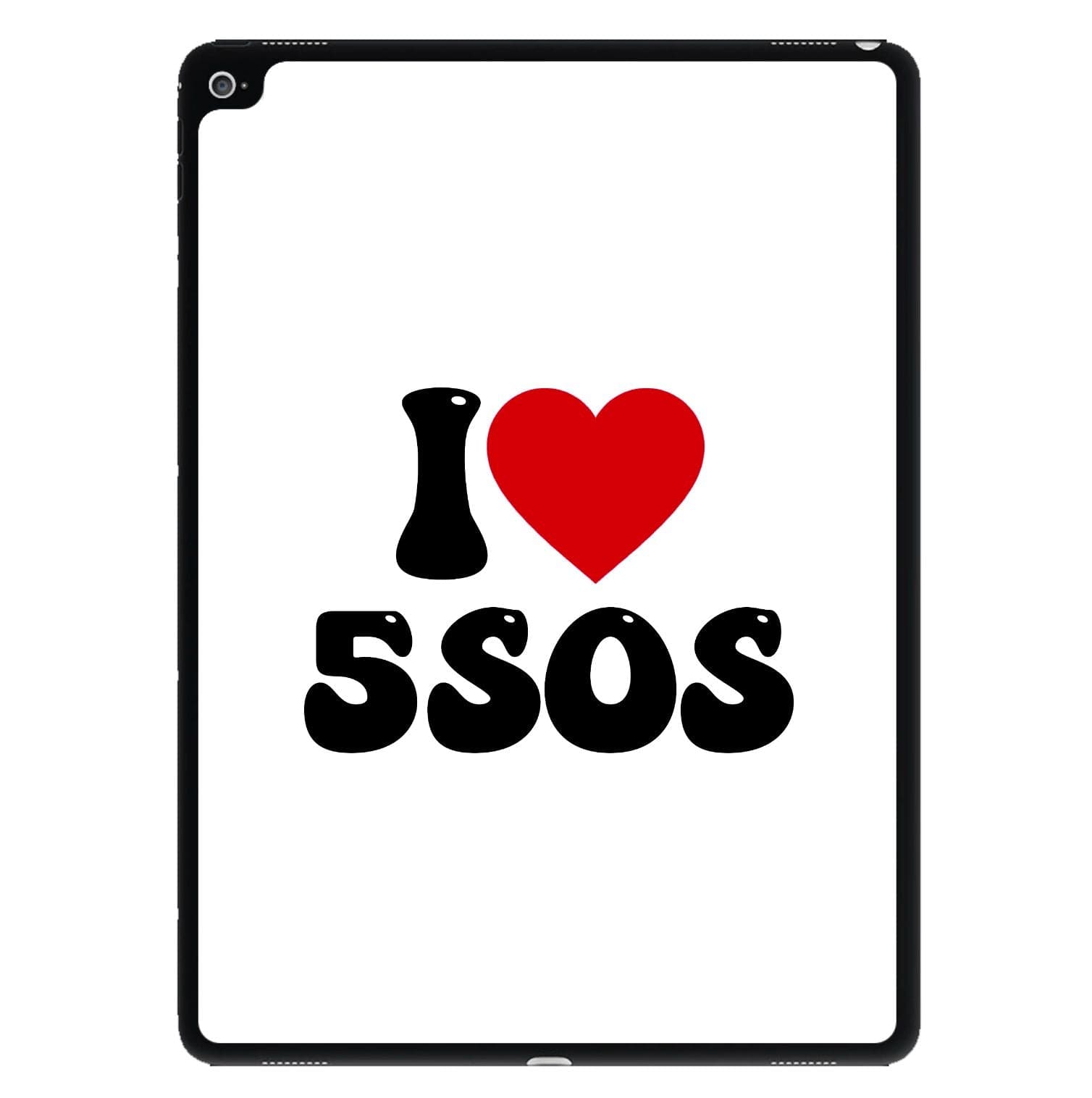 I Heart 5 Seconds iPad Case