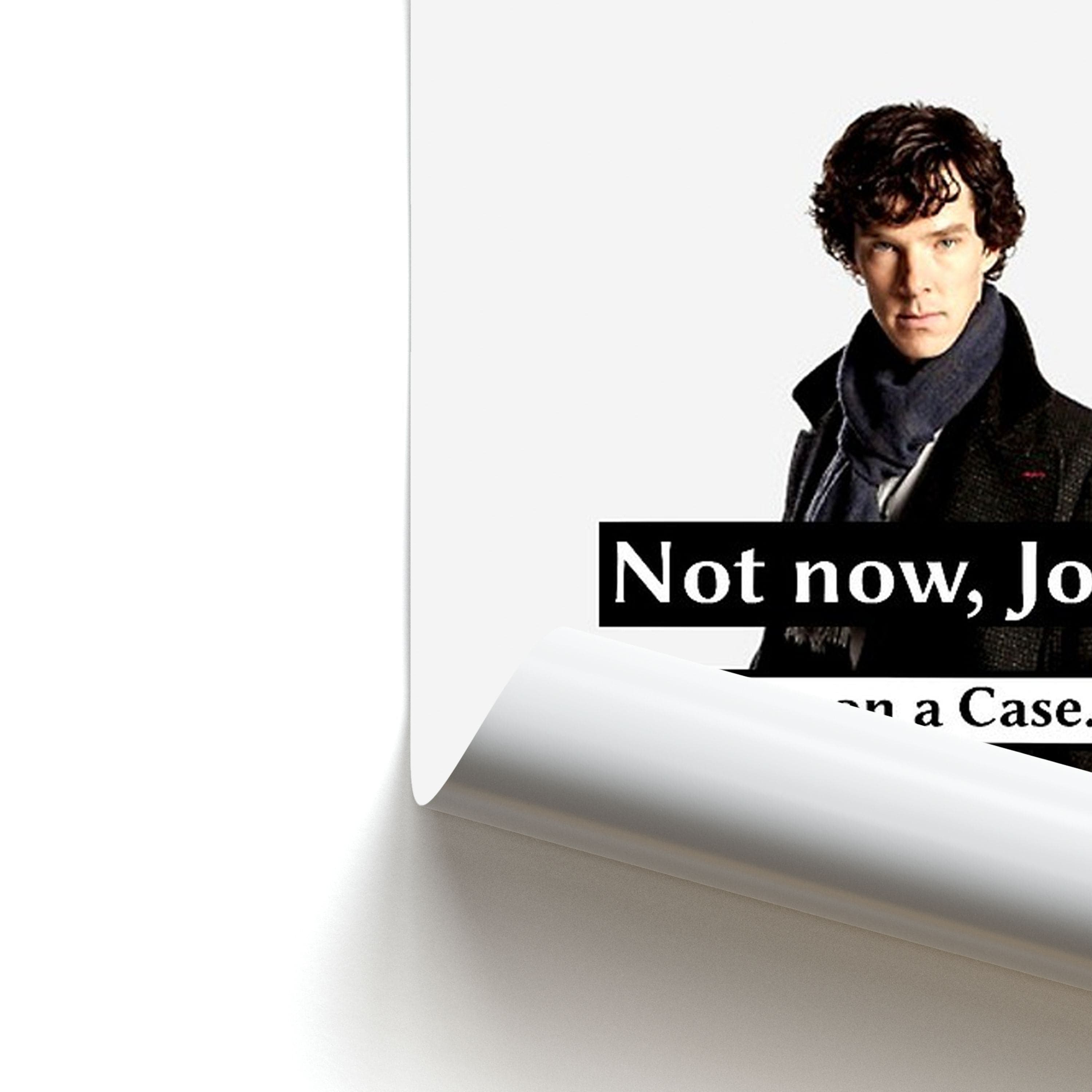 I'm on a Case Holmes Pun Poster