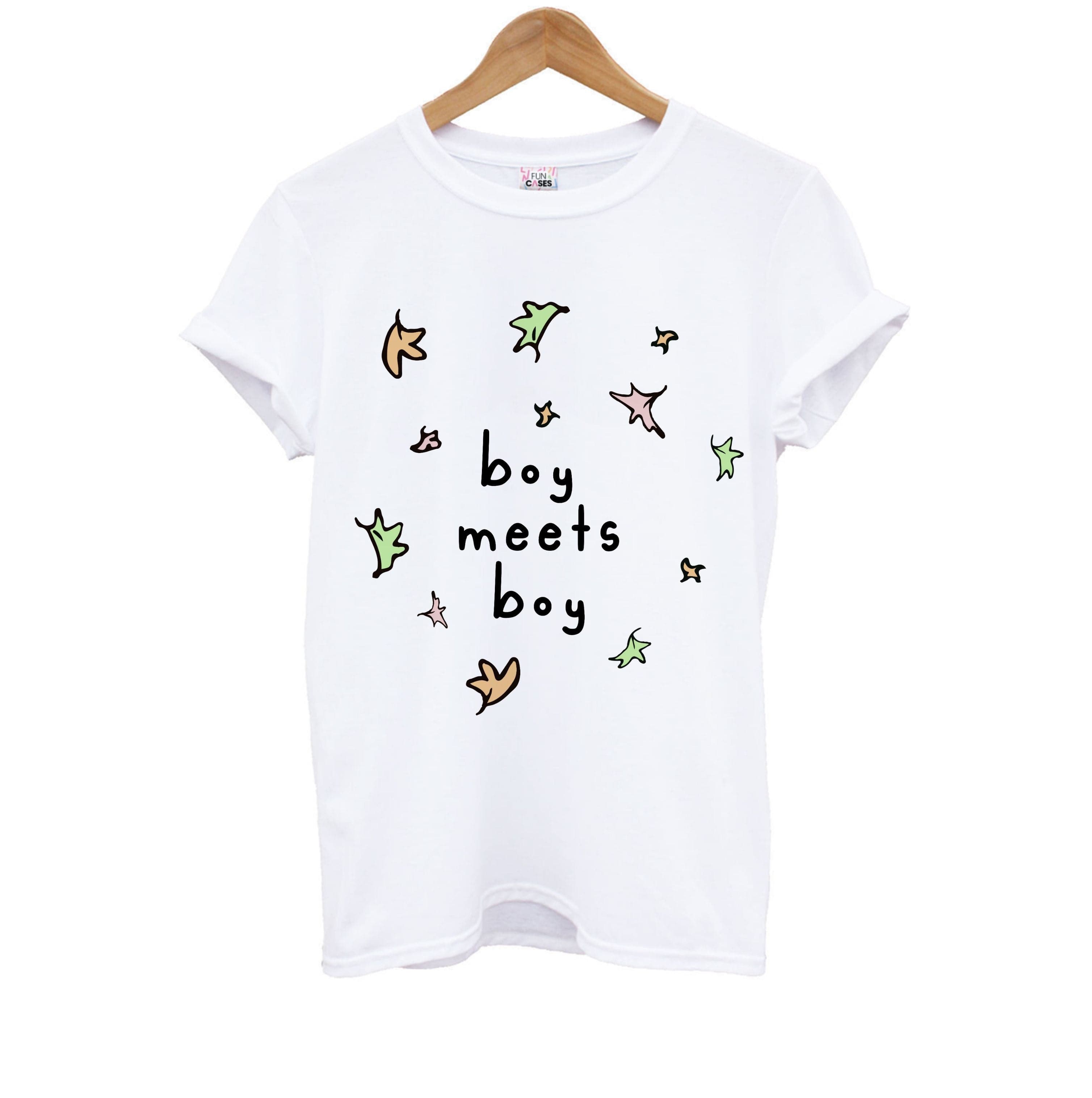 Boy Meets Boy - Heart TV Kids T-Shirt