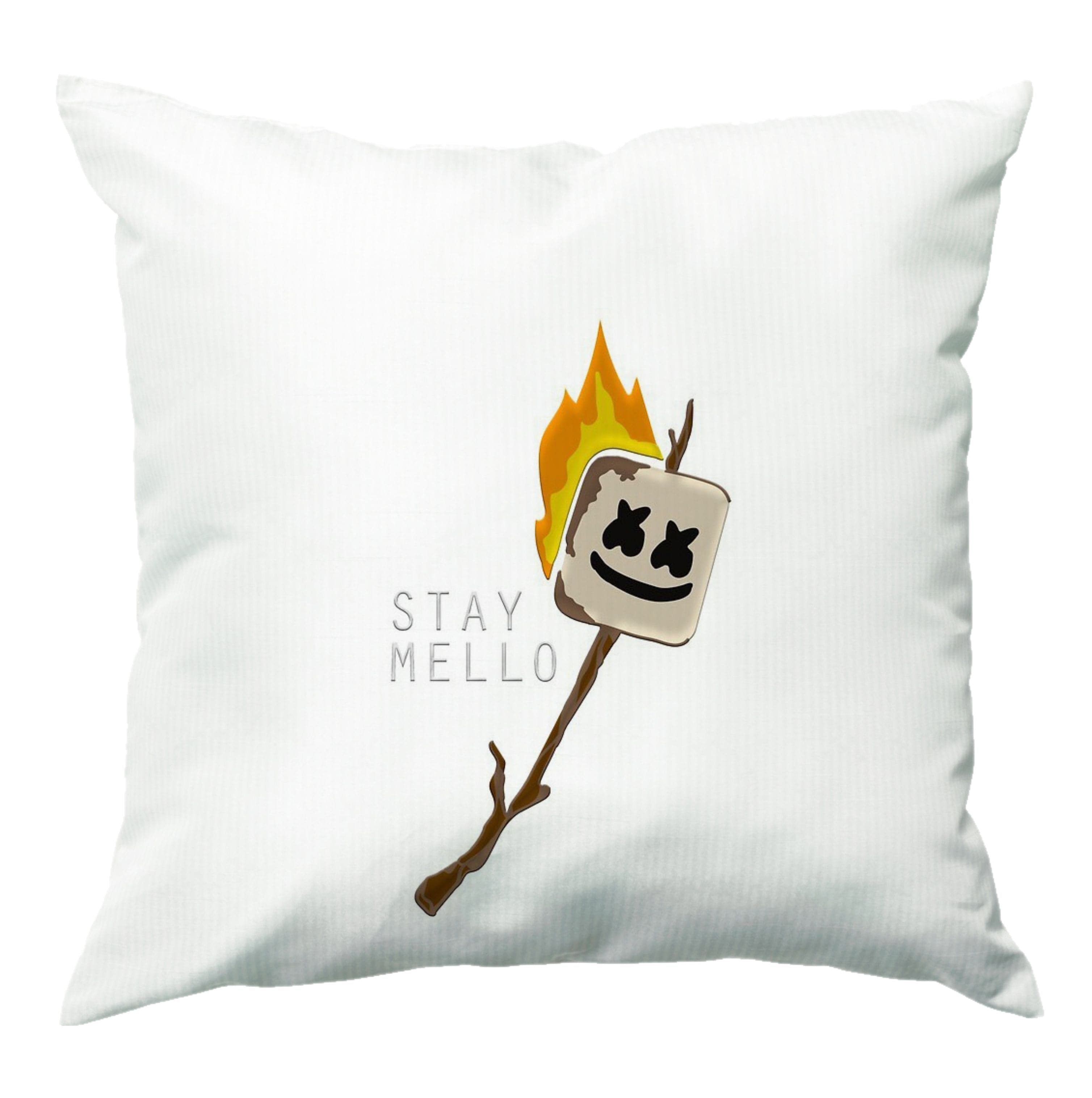 Stay Mello White Helmet DJw - White Helmet DJ Cushion