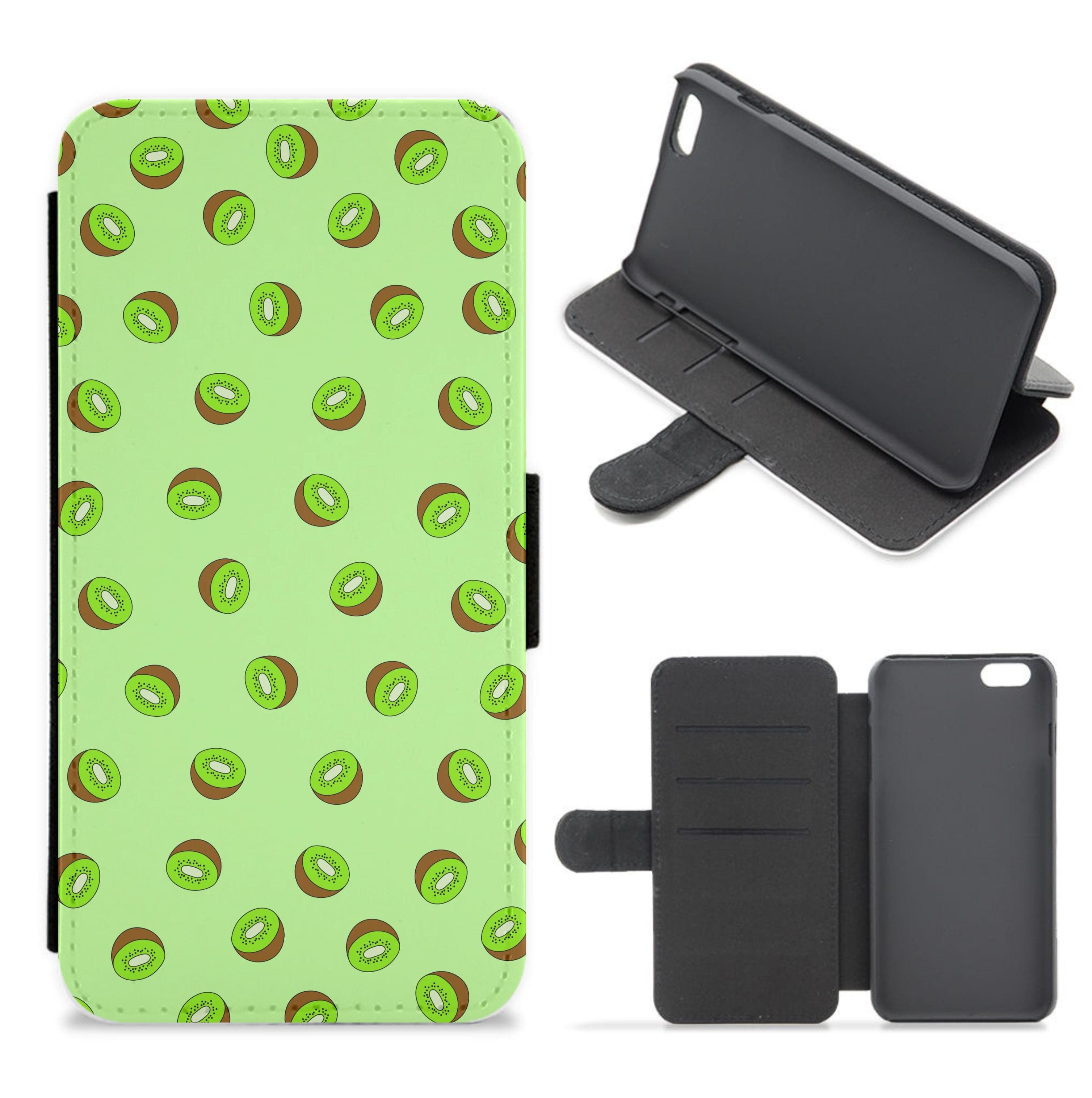 Kiwis - Fruit Patterns Flip / Wallet Phone Case