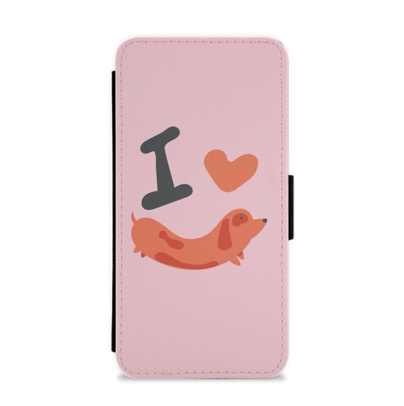 I love Dachshunds Flip / Wallet Phone Case