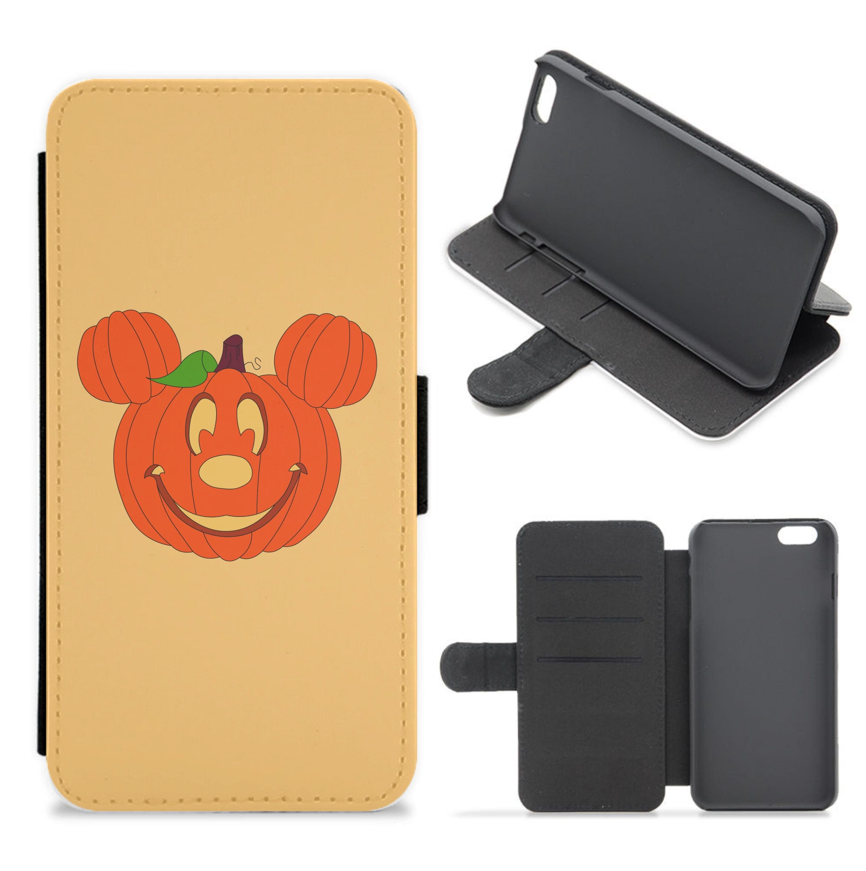 Mouse Pumpkin Halloween Flip / Wallet Phone Case