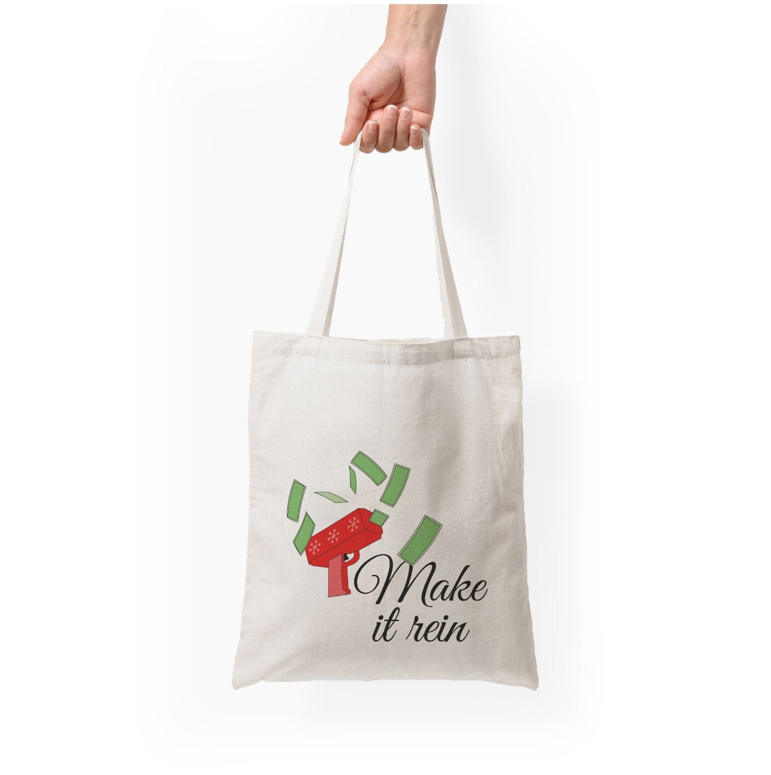 Make It Rein - Christmas Puns Tote Bag