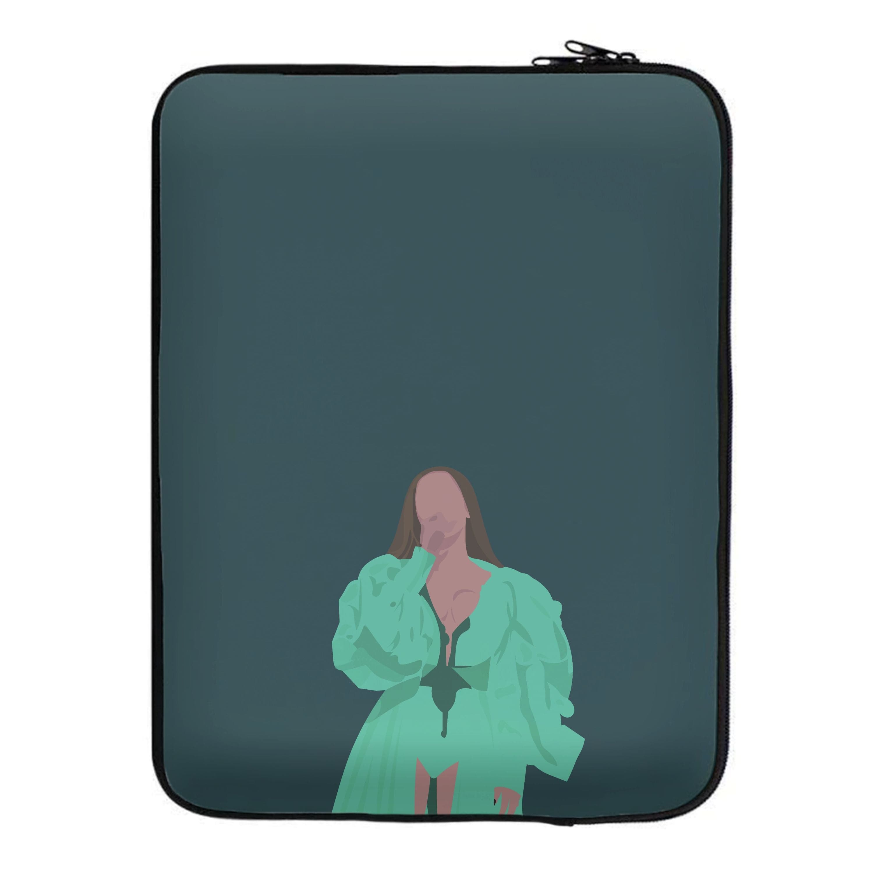 Green Dress - Queen B Laptop Sleeve