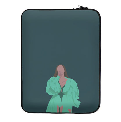 Green Dress - Queen B Laptop Sleeve