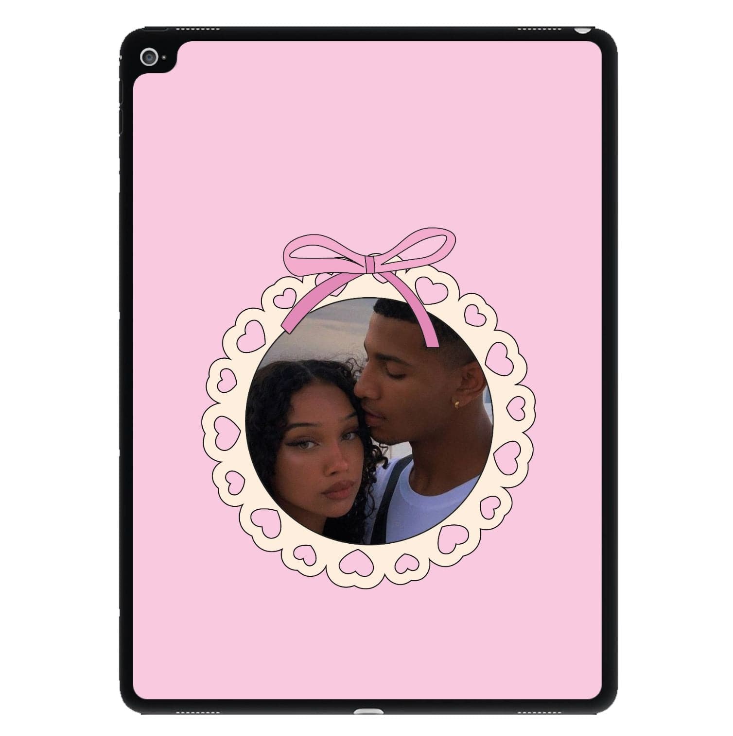 Vintage Photo Frame - Personalised Couples iPad Case