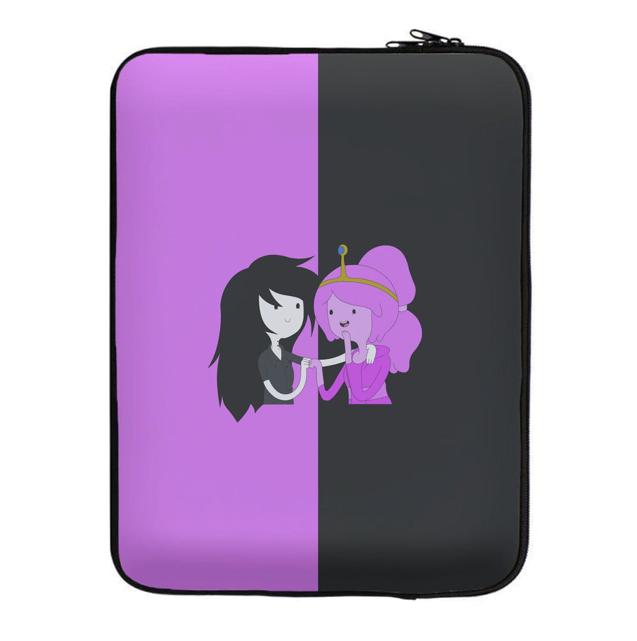 Marceline And Bubblegum - Adventure Time Laptop Sleeve