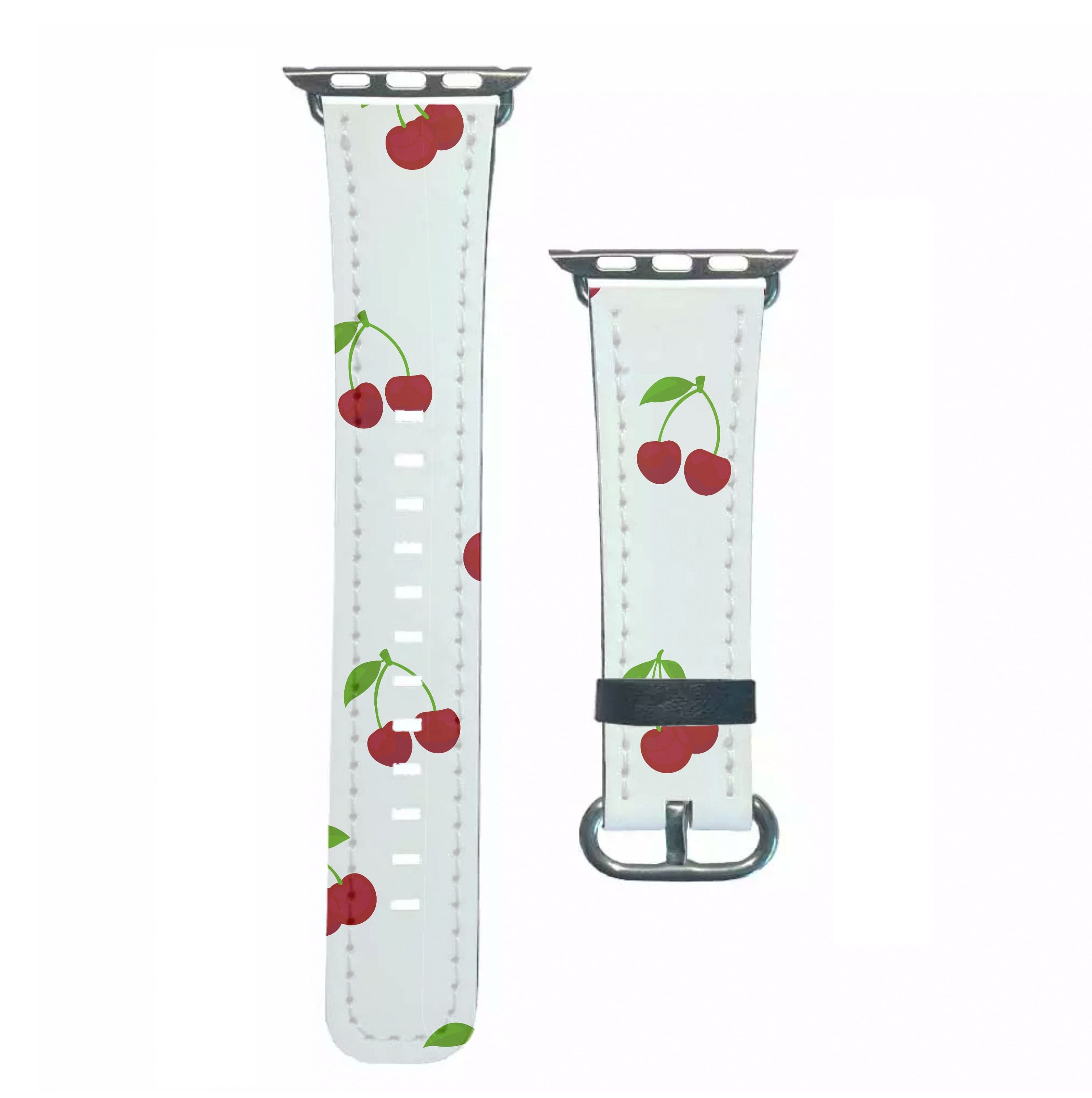 Cherries - Fruit Patterns Apple Watch Strap