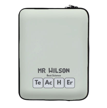 Science Teacher - Personalised Teachers Gift Laptop Sleeve