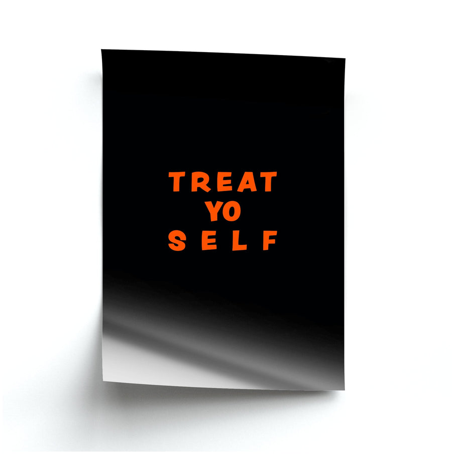 Treat Yo Self Parks And Rec - Halloween Specials Poster