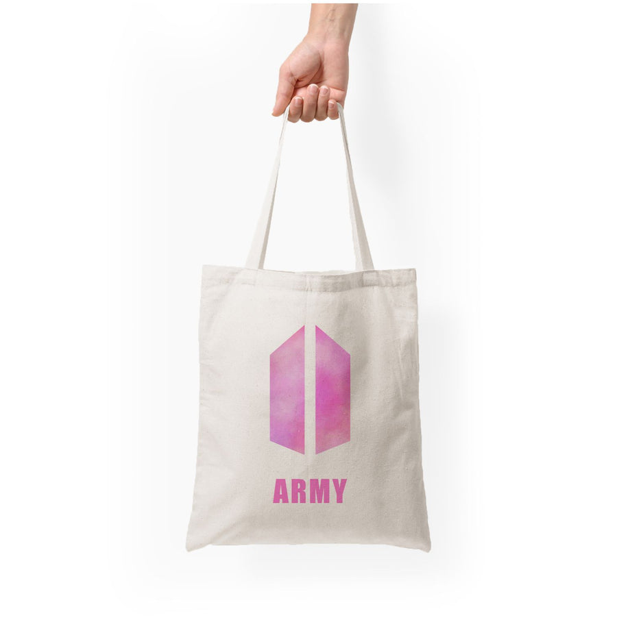 BTS Army Pink  - BTS Tote Bag