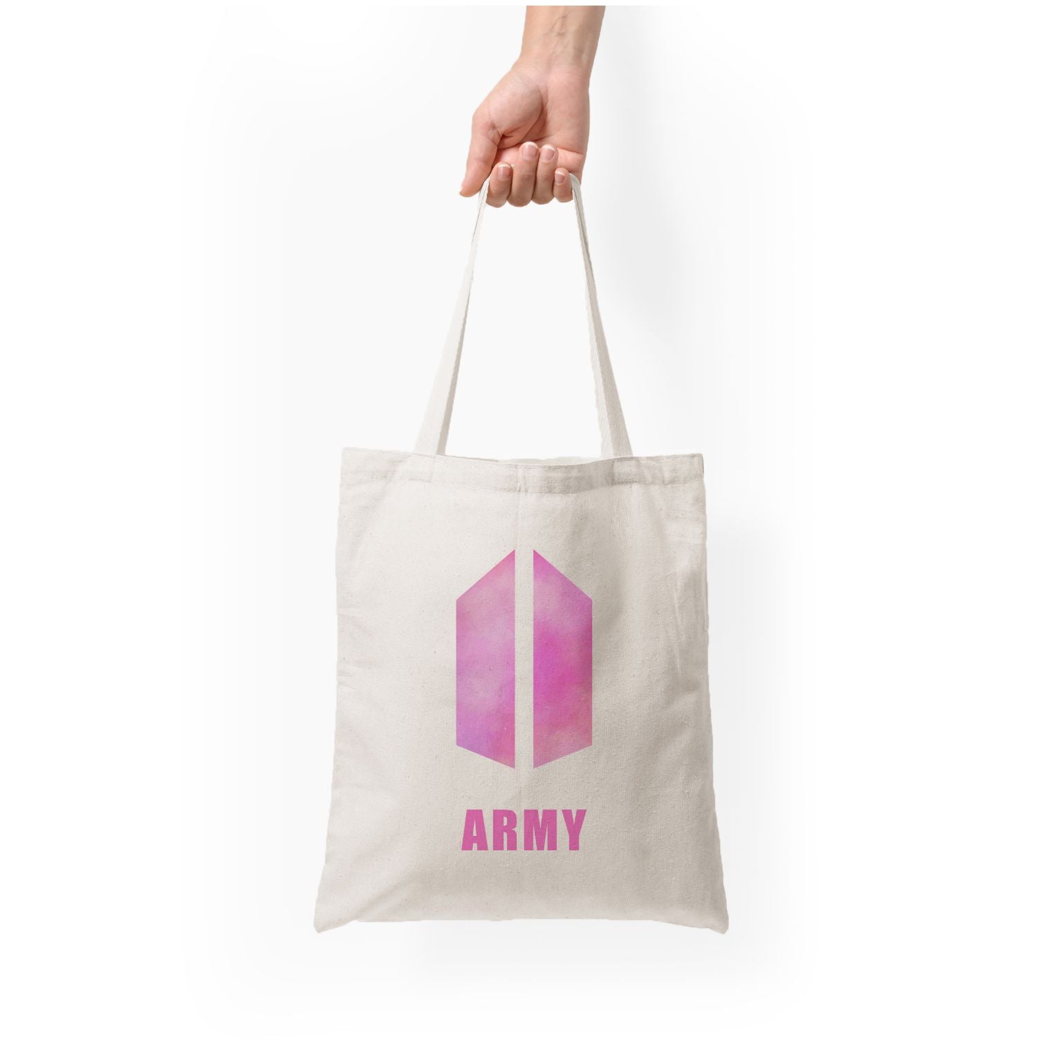 BTS Army Pink - K Pop Tote Bag