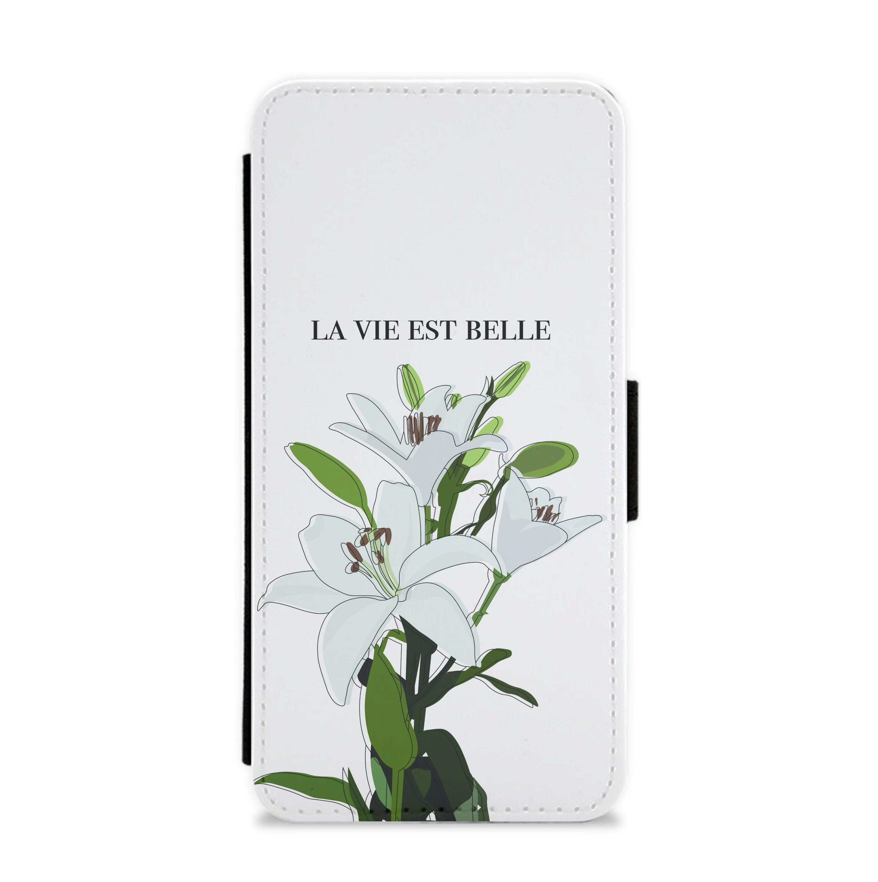 La Vie Est Belle - Clean Girl Aesthetic Flip / Wallet Phone Case