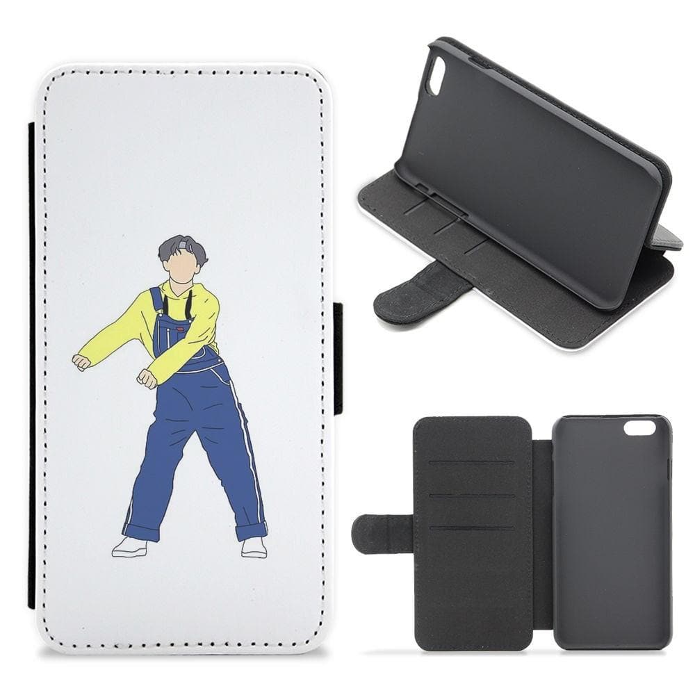 V Taehyung Meme Dance - BTS Flip Wallet Phone Case