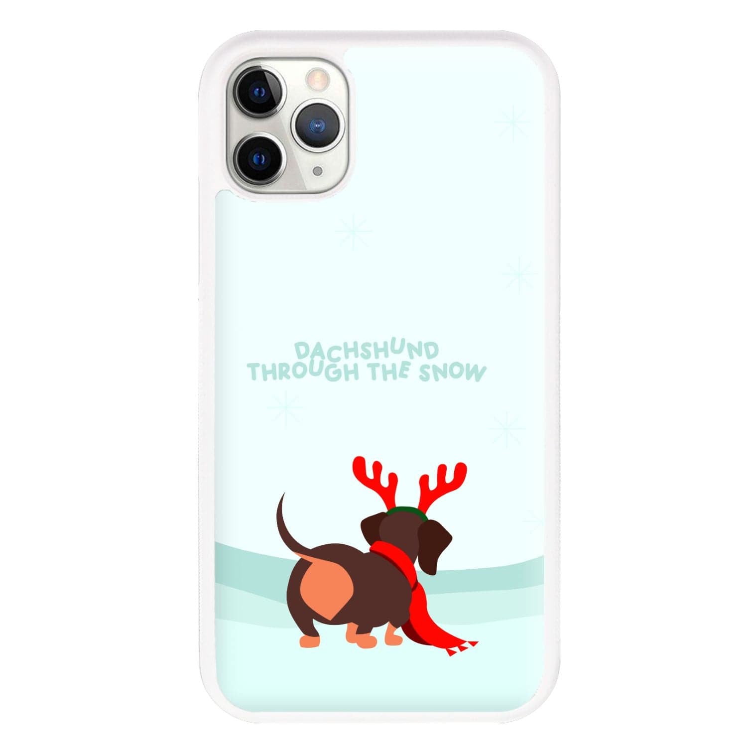 Dachshund Through The Snow - Christmas Phone Case