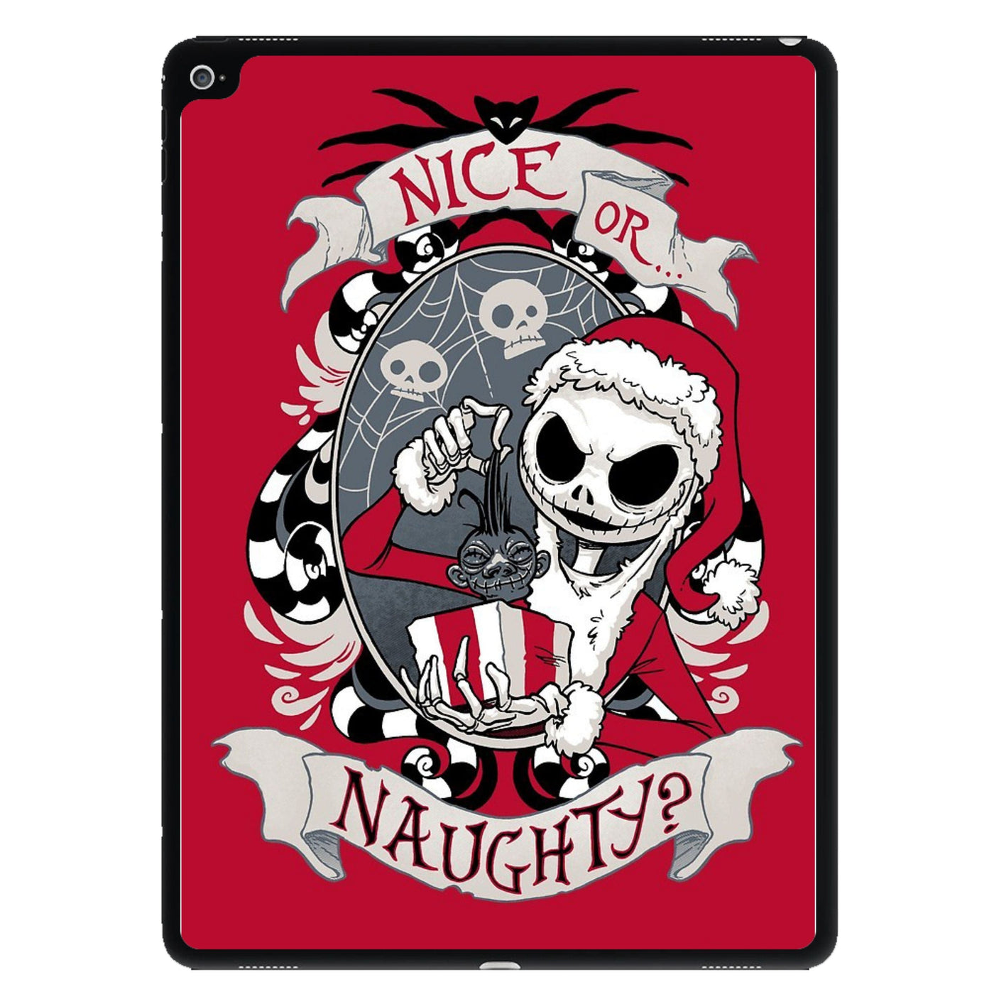 Nice Or Naughty - A Nightmare Before Christmas iPad Case