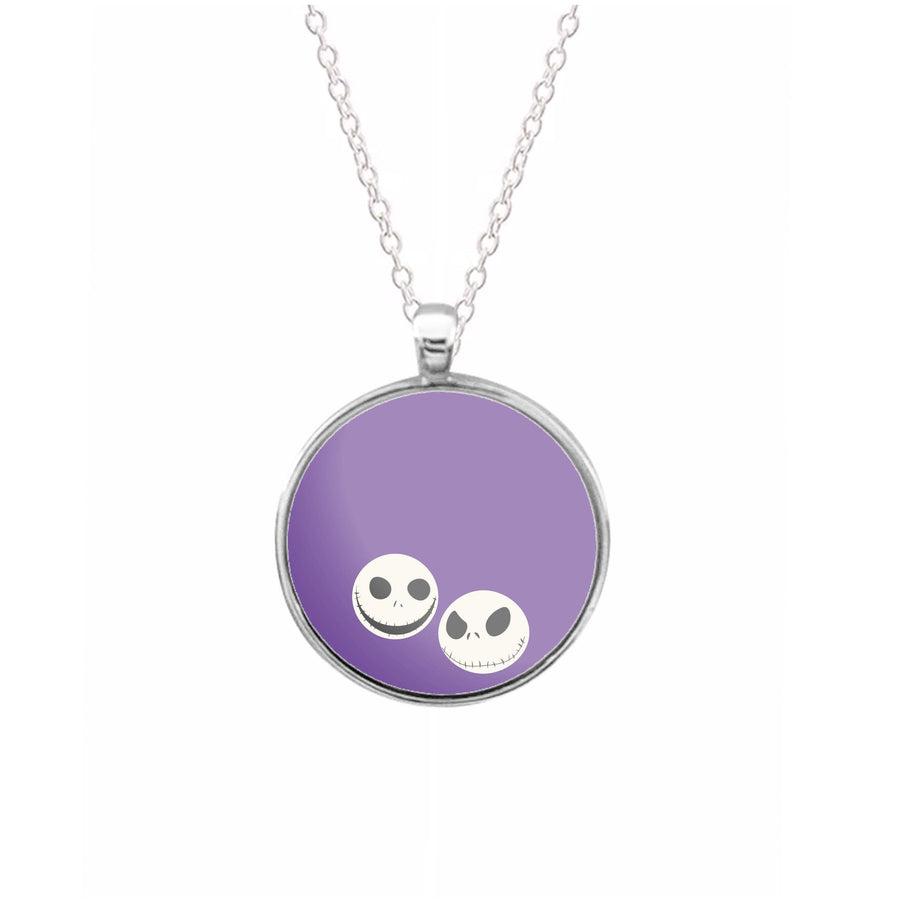 Skellington Heads - The Nightmare Before Christmas Necklace